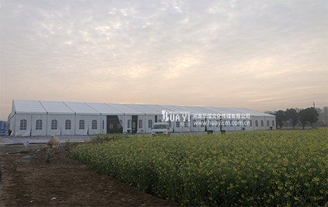 郑州展览篷房出租厂家搭建篷房需要多少时间可以完成?