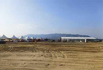 郑州篷房租赁厂家为嵩山音乐节提供各种篷房搭建服务