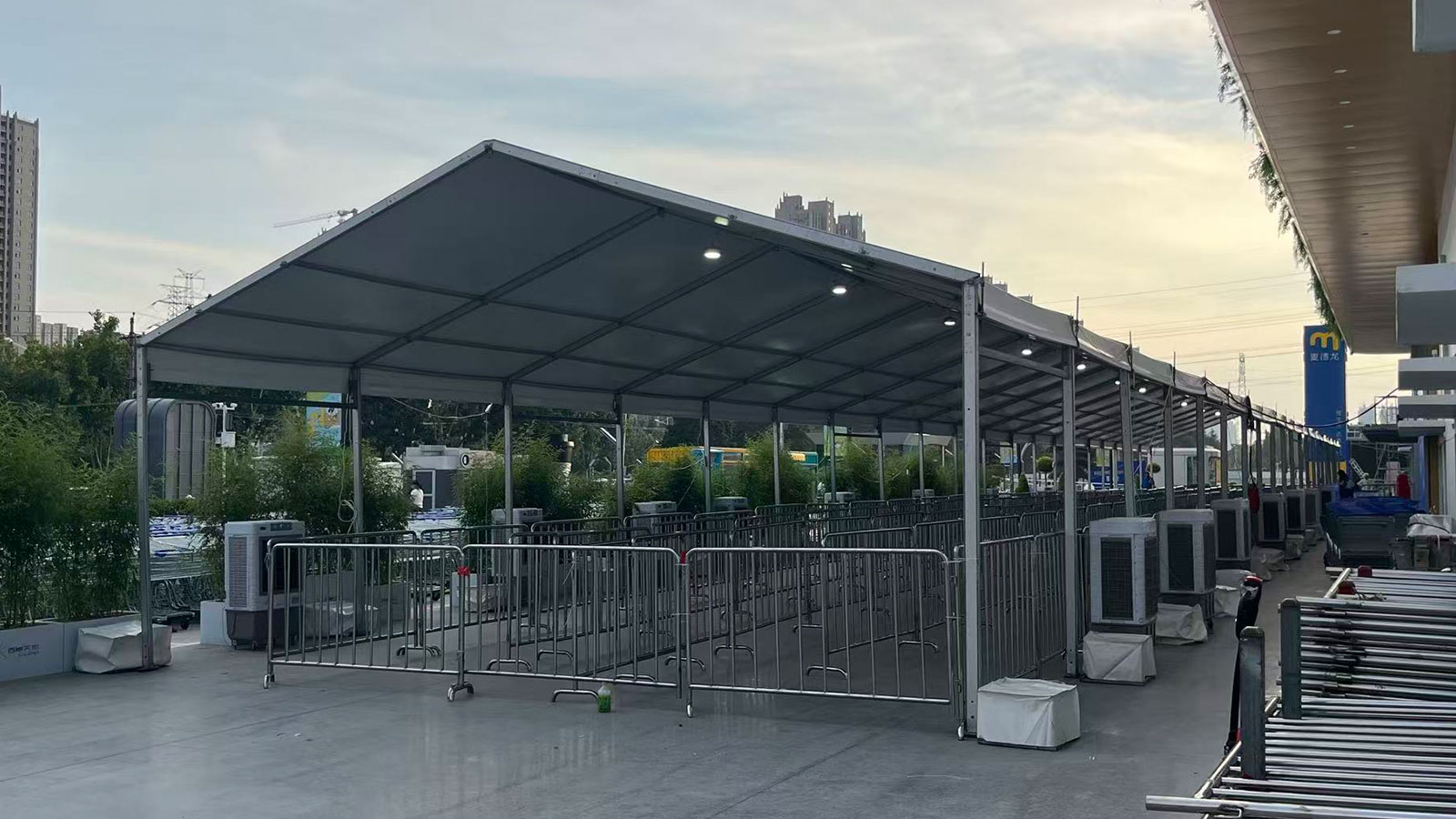 河南华熠助力商业盛典！篷房租赁圆满保障麦德龙郑州建设西路店盛大开业